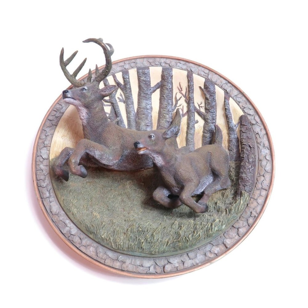 % Amy and Addy Decorative Deer Plate
